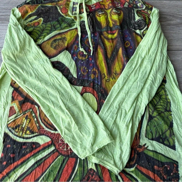 Baam Weed Natural Inspiration Cultural Long Sleeve Hoodie - Picture 8 of 13